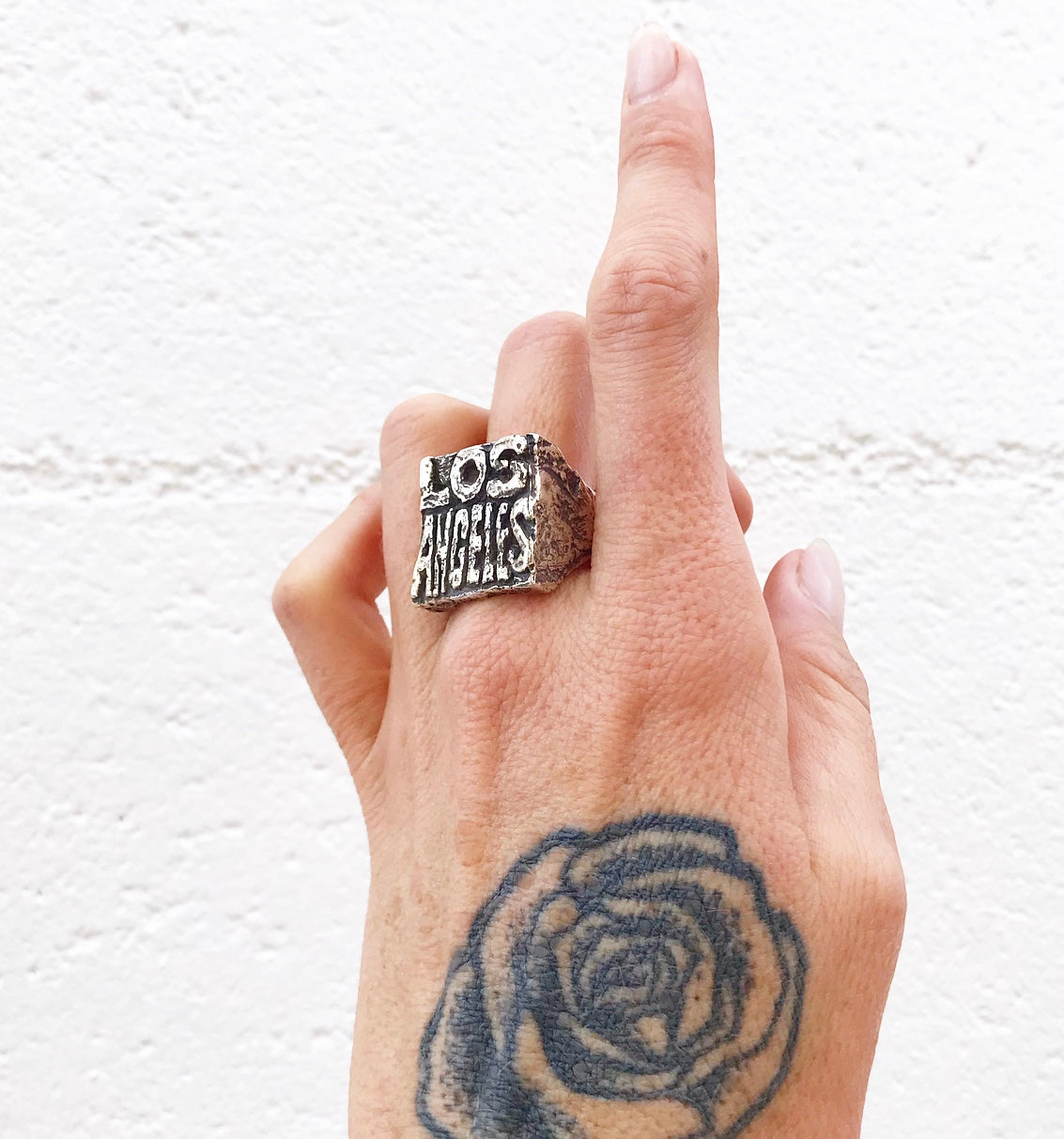 The LA Square Top Ring