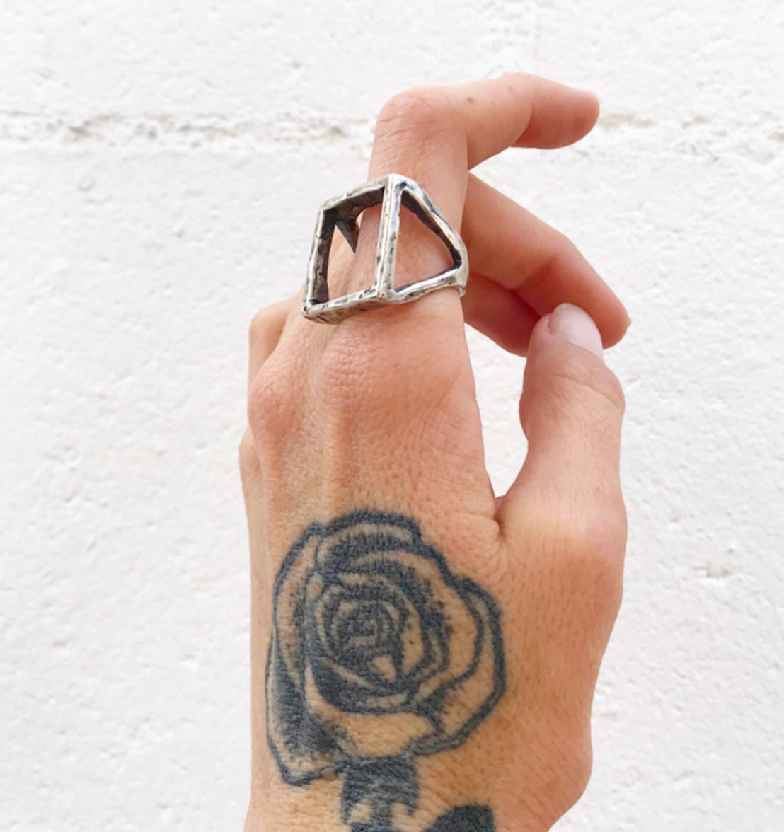 The Open Square Top Ring