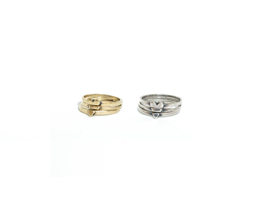 The Heart Stacker Ring